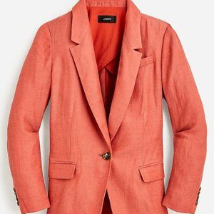 J. Crew Willa blazer in linen-cupro blend (Size 6)